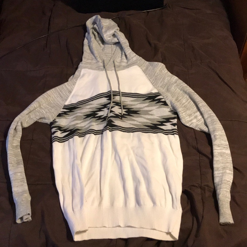 A thin hoodie (more like a pullover)